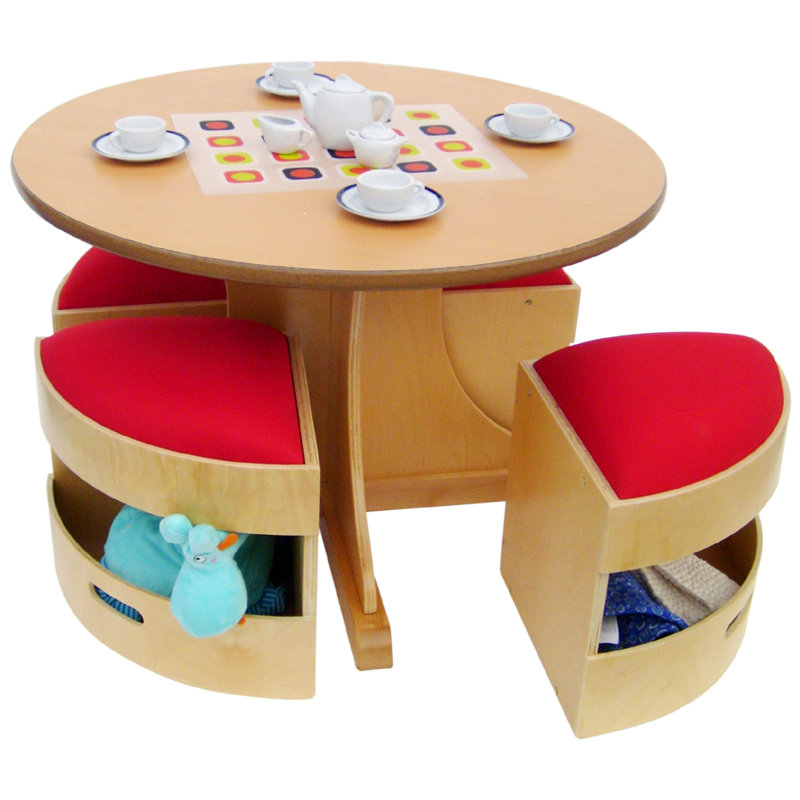 A+ Child Supply 5 Piece Table and Stools Set & Reviews Wayfair